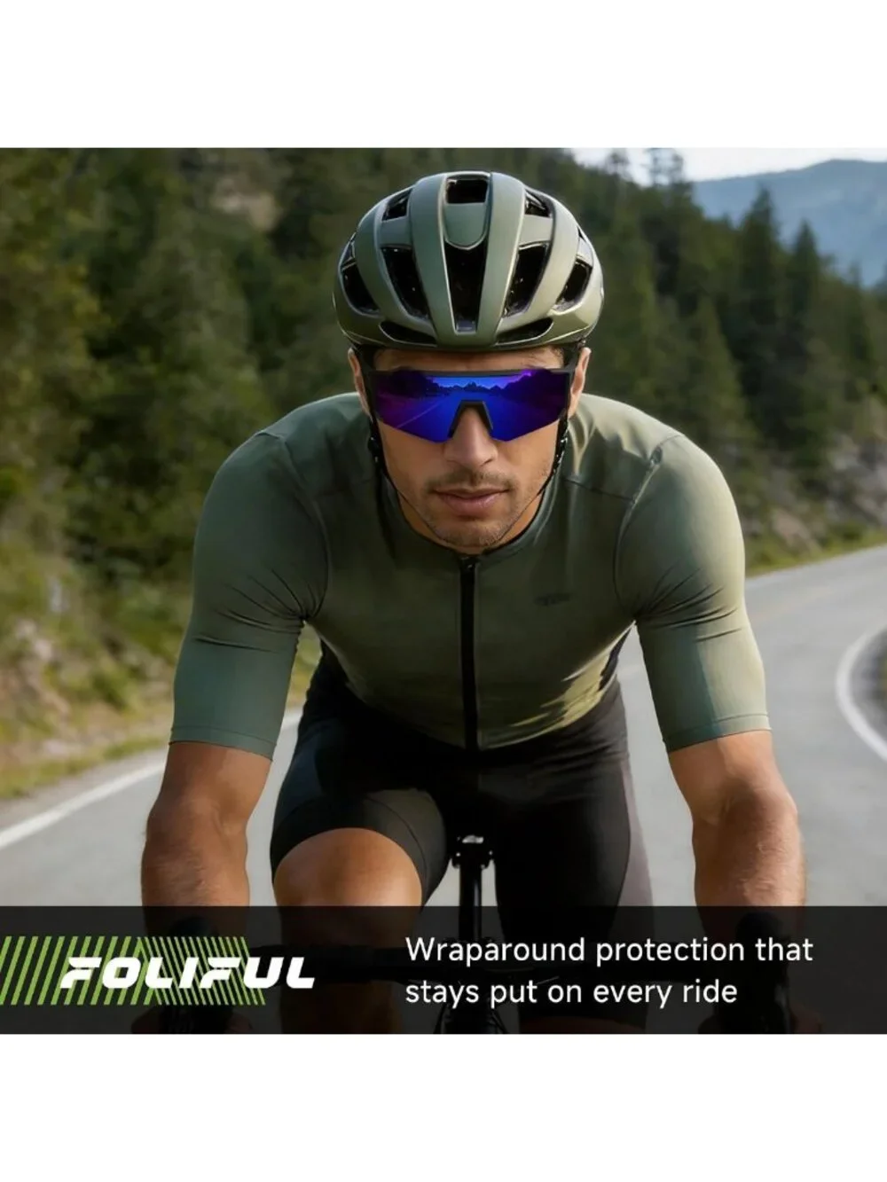 Polarized Sports Sunglasses for Men & Women - Ideal for Running, Cycling
